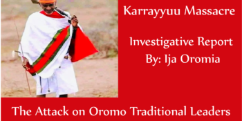 The Attack on Oromo Traditional Leaders: Karrayyuu Massacre
